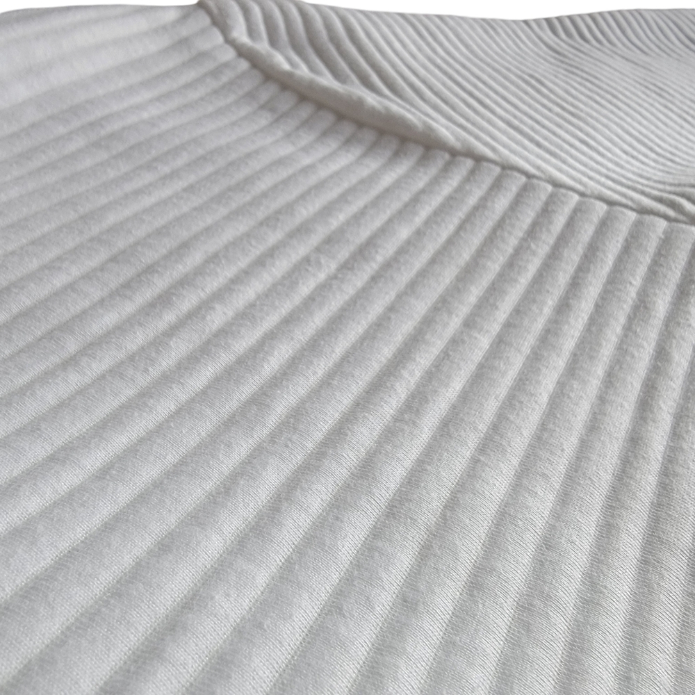 Zara White Ottoman Ribbed Sweater Dress Roll Neck Minimalist Women’s Sma… - Picture 11 of 16